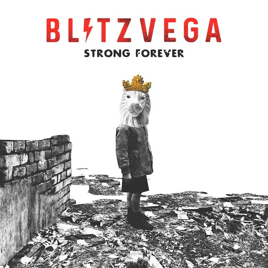 Image of Front Cover of 1413111C: 12" - BLITZ VEGA, Strong Forever (FutureSonic Records; BVRSD,  2023, Picture Sleeve, Record Store Day 2023)   NEW/NEW