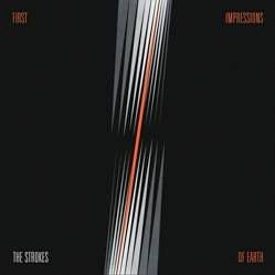 Image of Front Cover of LP - NEW/NEW - THE STROKES, First Impressions Of Earth (RCA; 19439868801, Europe 2023 Reissue, Inner, Poster, Black Vinyl ), , The Strokes' 2005 studio album, "First Impressions of Earth," incorporated experimental elements and shifted from their signature sound. Despite mixed reviews, the album has become a cult classic. The energetic track "You Only Live Once" sets the tone, while tracks like "Juicebox" and "Ask Me Anything" showcase the band's willingness to push boundaries. - 193