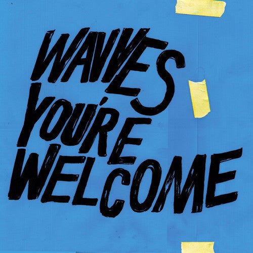 Image of Front Cover of 4144177S: LP - WAVVES, You're Welcome (Ghost Ramp; GR032, US 2017, Insert)   VG+/VG+