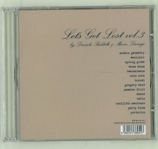 Image of Front Cover of 0833156E: CD - DANIELE BALDELLI & MARCO DIONIGI, Let's Get Lost Vol. 3 (Let's Get Lost; LGLCD3, Japan 2013, Jewel Case)   VG+/VG