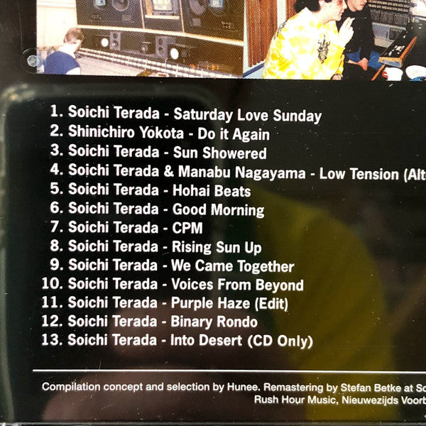 Image of Back Cover of 5114578C: CD - SOICHI TERADA, Sounds From The Far East (Rush Hour; RH RSS 12CD, Netherlands 2015, Jewel Case)   VG+/VG+