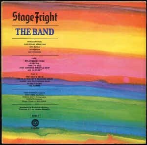 Image of Front Cover of 3524186E: LP - THE BAND, Stage Fright (Capitol Green; EASW425, UK 1970, Gatefold, Insert)   VG/VG+