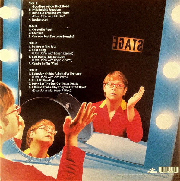 Image of Back Cover of 2xLP - NEW/NEW - ELTON JOHN, One Night Only (Mercury; 5738316, Europe 2017 Reissue, Gatefold, Booklet, Download Code), ,  - 1036112E