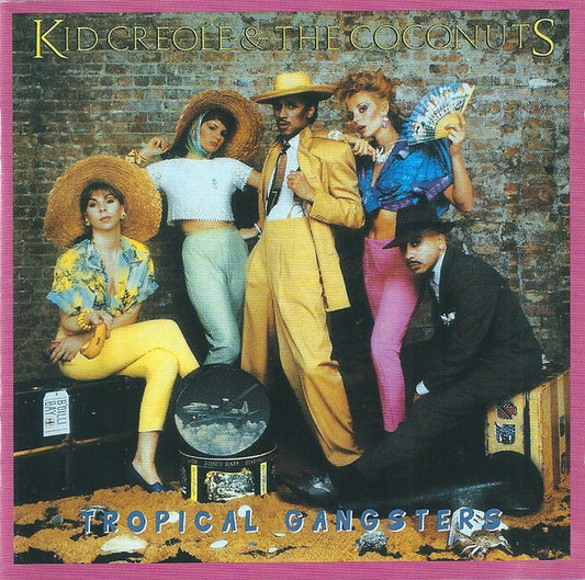 Image of Front Cover of 3634175E: CDs - KID CREOLE & THE COCONUTS, Tropical Gangsters (Island Records ; 586 461-2, Europe 2002, Jewel Case, Remastered) has yellow hype sticker  VG+/VG+