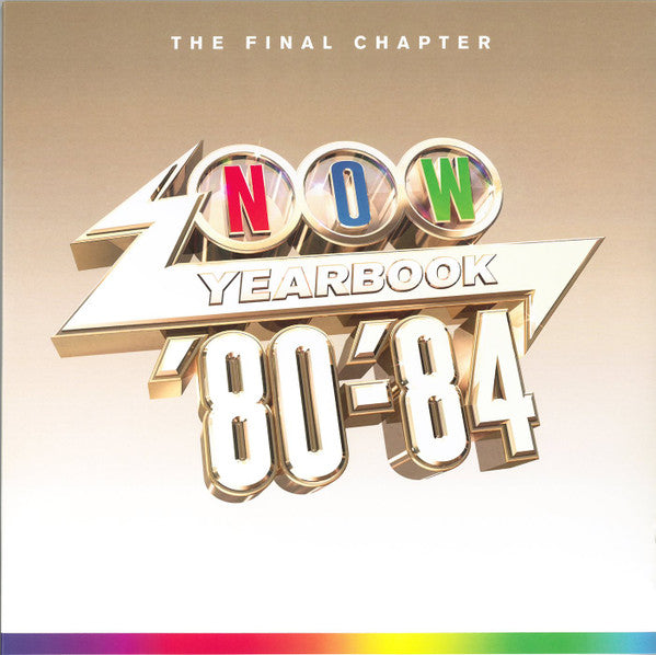 Image of Front Cover of 3xLP - VG+/EX - VARIOUS, Now Yearbook '80-'84 (The Final Chapter) (Sony Music; LPYBNOW8084, UK 2022, Gold Transparent), Still in shrinkwrap, corner bump.,  - 3446077S