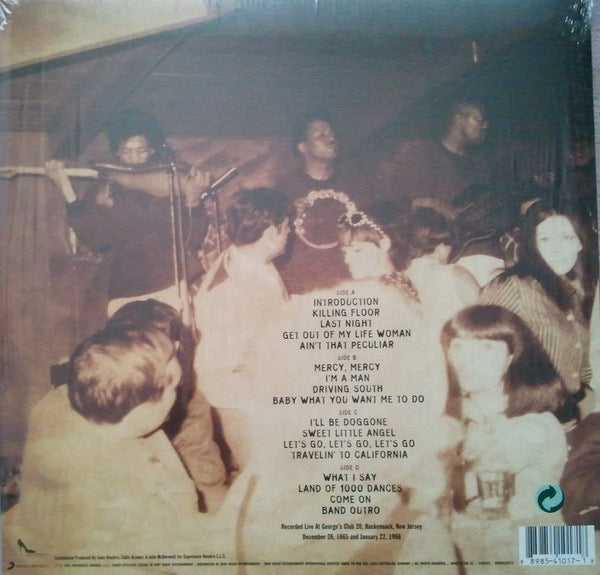Image of Back Cover of 2xLP - VG+/VG - CURTIS KNIGHT FEATURING JIMI HENDRIX, Live At George's Club 20 (Dagger Records; 88985410171 , Europe 2017, Gatefold), ,  - 4016553C