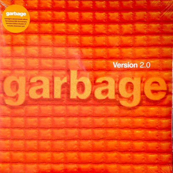 Image of Front Cover of 4744033S: 2xLP - GARBAGE, Version 2.0 (Stun Volume; STNVOL030V, Europe 2018, Gatefold, 2 Inners, Orange Vinyl) Strong VG+ copy all around!  EX/VG+