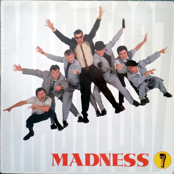 Image of Front Cover of LP - VG/G+ - MADNESS, 7 (Stiff Records; SEEZ 39, UK 1981, Inner), Moisture staining on front cover. ,  - 1746082S