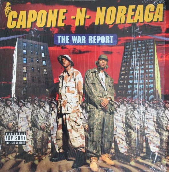 Image of Front Cover of 2xLP - G+/G+ - CAPONE -N- NOREAGA, The War Report (Penalty Recordings; PENV 3041-1, US 1997, Picture Sleeve), Marks on either side of disc causing surface noise. Edge wear on the opening of sleeve.,  - 3746422S