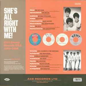 Image of Back Cover of 0854415S: LP - VARIOUS, She's All Right With Me! Girl Group Sounds USA 1961-1968 (Ace; CHD 1569, Europe 2020, Inner)   NEW/NEW