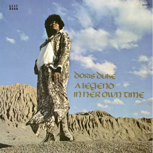 Image of Front Cover of 1033283E: LP - DORIS DUKE, A Legend In Her Own Time (Kent Soul; HIQLP 010, UK 2013 Reissue, Inner, Yellow Marbled Vinyl.)   NEW/NEW