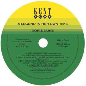 Image of Label Cover of 1033283E: LP - DORIS DUKE, A Legend In Her Own Time (Kent Soul; HIQLP 010, UK 2013 Reissue, Inner, Yellow Marbled Vinyl.)   NEW/NEW