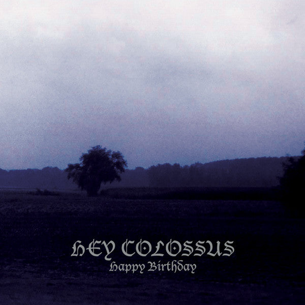 Image of Front Cover of 3914218C: LP - HEY COLOSSUS, Happy Birthday (Riot Season ; REPOSELP061, UK 2017 Reissue, Reverse Board Sleeve, Limited Edition of 500)   VG+/VG+