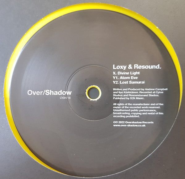 Image of Label of 1113067C: 12" - LOXY & RESOUND, Divine Light (Over/Shadow; OSH/16, UK 2022)   NEW/NEW