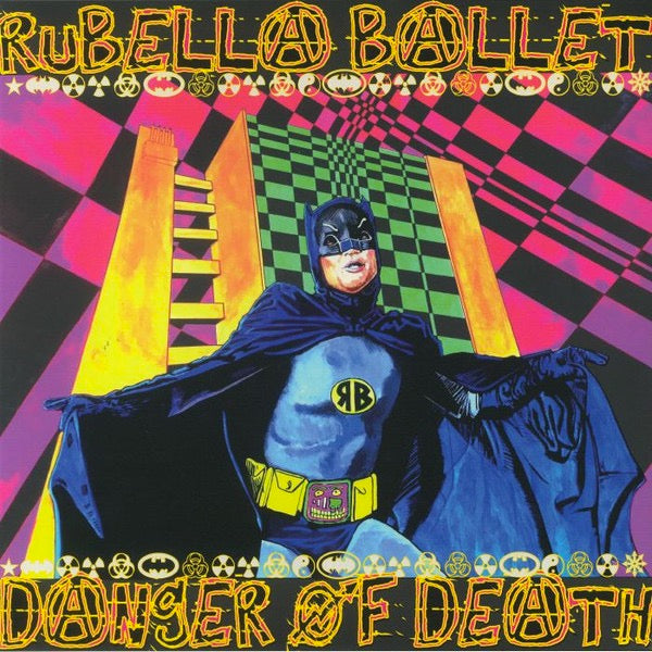 Image of Front Cover of 1133168E: LP - RUBELLA BALLET, Danger Of Death (Overground Records; OVER 162LP, UK 2018, Pink Vinyl. With CD.)   NEW/NEW