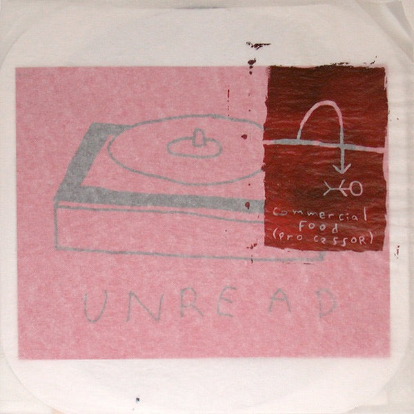 Image of Front Cover of 1123082E: LP - VARIOUS, Commercial Food (Processor) (Unread; #13, US 1998, Red Silkscreen , Several Inserts on Blue Paper, Tracklist on White Paper)   VG+/VG