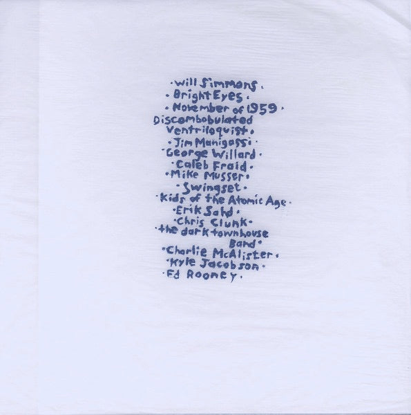 Image of Back Cover of 1123082E: LP - VARIOUS, Commercial Food (Processor) (Unread; #13, US 1998, Red Silkscreen , Several Inserts on Blue Paper, Tracklist on White Paper)   VG+/VG