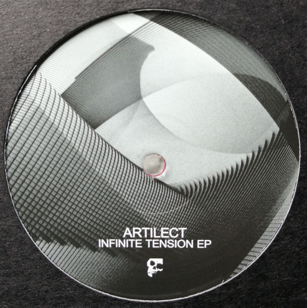 Image of Back Cover of 3514268C: 12" - ARTILECT, Infinite Tension EP (Samurai Music; SMDE21, UK 2021, Stickered Plain Sleeve, Magenta / White & Black Marbled Vinyl)   VG+/EX