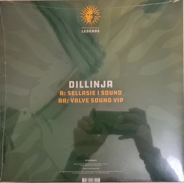 Image of Back Cover of 1914135C: 12" - DILLINJA, Sellasie I Sound / Valve Sound (VIP) (V Recordings; PLVLGN003, UK 2021, Titled Company Sleeve) Still in shrink  EX/VG+