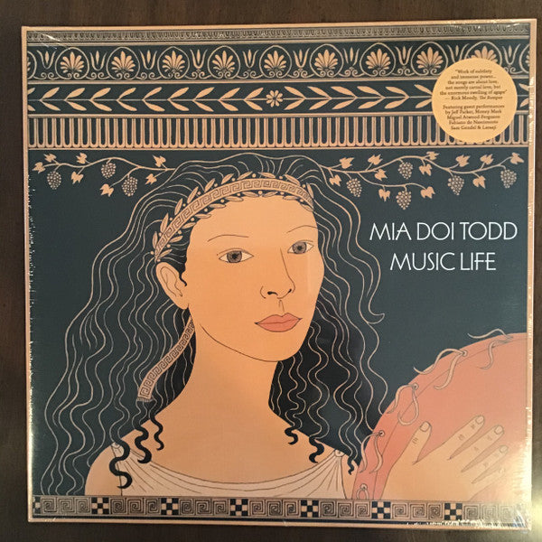 Image of Front Cover of 1213050C: LP - MIA DOI TODD, Music Life (City Zen Records; CTZ010, US 2021)   NEW/NEW