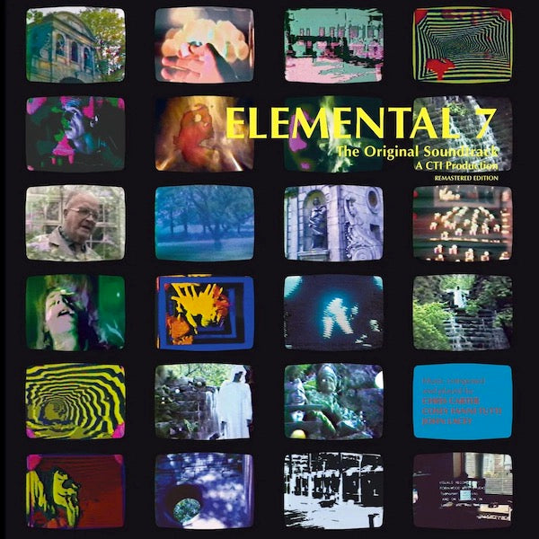 Image of Front Cover of 2953174S: LP - CHRIS AND COSEY, Elemental 7 (CTI; CTIE722, UK 2023 Reissue, Inner, Green Vinyl)   NEW/NEW