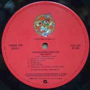 Image of Label Cover of LP - VG/VG+ - DIRE STRAITS, Live - The Warner Bros. Music Show (Warner Bros. Records; WBMS 109, US 1979, Promo, Die Cut Company Sleeve, Bugs Bunny On Labels.), , A1 - Down To The Waterline	A2 - Six Blade Knife	A3 - Once Upon A Time In The West	A4 - Lady Writer	A5 - Where Do You Think You're Going?	B1 - News	B2 - What's The Matter Baby	B3 - Lions	B4 - Sultans Of Swing	B5 - Eastbound Train	B6 - Southbound Again - 3246130S