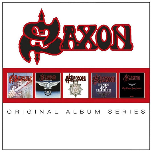 Image of Front Cover of 5xCD - VG+/EX - SAXON, Original Album Series (Parlophone; 2564635137, Europe 2014, Box Set), ,  - 3216483C