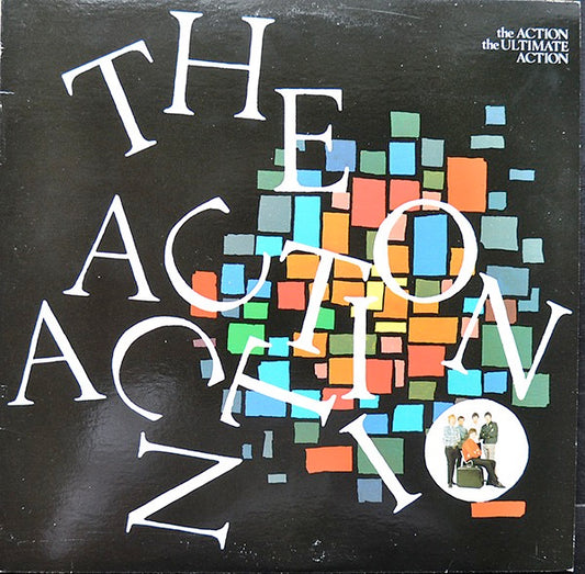 Image of Front Cover of LP - G+/VG - THE ACTION, The Ultimate Action (Edsel Records Yellow Labels; ED 101, UK 1980, Inner), Sleeve a bit worn,  - 1616417C