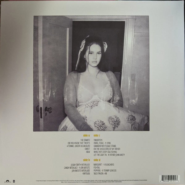 Image of Back Cover of 2xLP - NEW/NEW - LANA DEL REY, Did You Know That There's A Tunnel Under Ocean Blvd (Polydor; 4859191, Worldwide 2023, Gatefold, 2 Inners), ,  - 1416045C