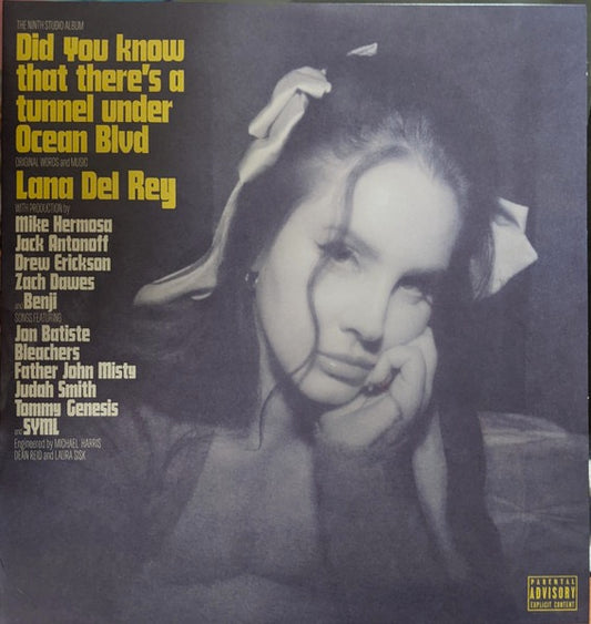 Image of Front Cover of 2xLP - NEW/NEW - LANA DEL REY, Did You Know That There's A Tunnel Under Ocean Blvd (Polydor; 4859191, Worldwide 2023, Gatefold, 2 Inners), ,  - 1416045C
