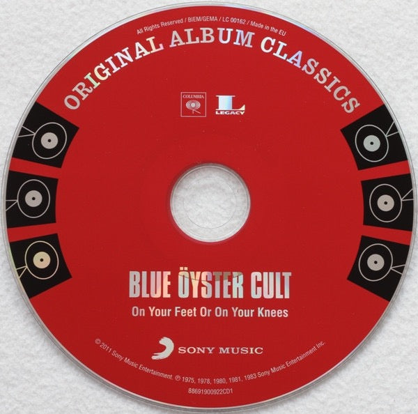 Image of Label Cover of 5xCD - VG+/VG+ - BLUE OYSTER CULT, Original Album Classics (Columbia ; 88691900922, Europe 2011, Slipcase), ,  - 3216299C