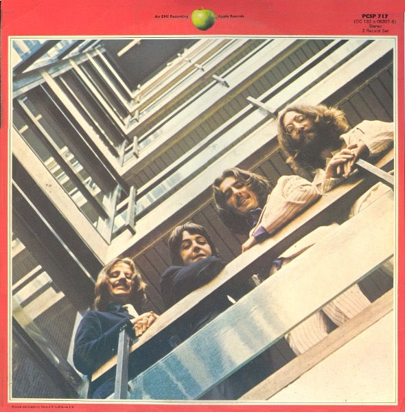 Image of Back Cover of 2xLP - VG/VG+ - THE BEATLES, 1962-1966 (Apple; PCSP 717, UK 1970s Reissue, Gatefold, 2 Inners With Rounded Corners, No Barcode), Edge Wear,  - 2026262E