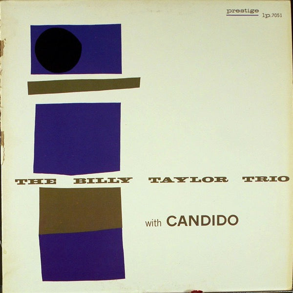 Image of Front Cover of LP - VG/VG+ - THE BILLY TAYLOR TRIO WITH CANDIDO, The Billy Taylor Trio With Candido (Original Jazz Classics; OJC-015, US 1982 Reissue, Pasteback Sleeve, with OBI), ,  - 4026298E