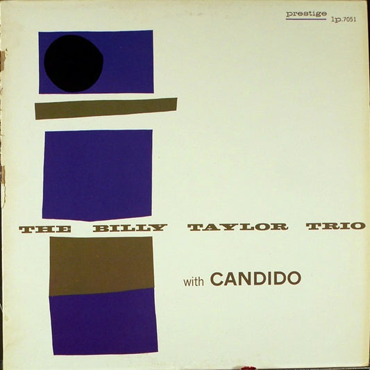 Image of Front Cover of LP - VG/VG+ - THE BILLY TAYLOR TRIO WITH CANDIDO, The Billy Taylor Trio With Candido (Original Jazz Classics; OJC-015, US 1982 Reissue, Pasteback Sleeve, with OBI), ,  - 4026298E