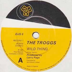 Image of Label Cover of 1313303C: 2x7" - THE TROGGS, Wild Thing / The Troggs Tapes (DJM Records; DJS 6, UK 1981, Picture Sleeve)   VG/VG+