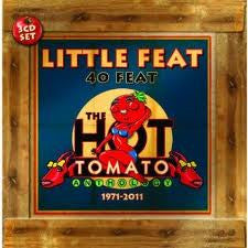 Image of Front Cover of 1333149E: 3xCD - LITTLE FEAT, 40 Feat. The Hot Tomato Anthology 1971-2011 (Proper Records; 0552003087, UK 2011, Triple Digipak)   VG+/VG+