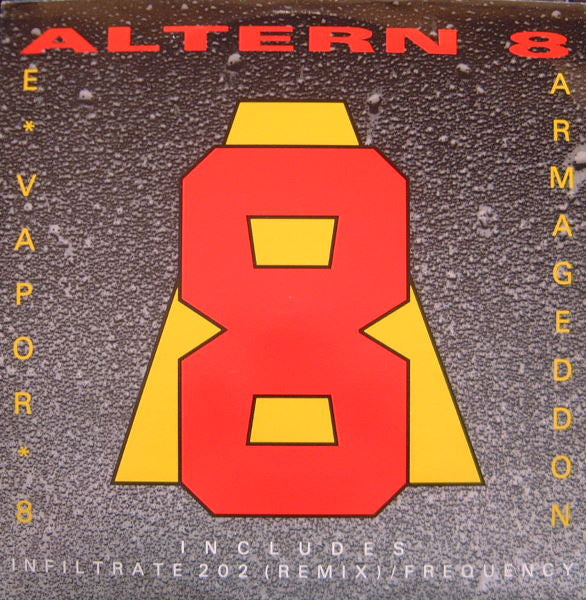Image of Front Cover of 12" - VG/VG - ALTERN 8, E*Vapor*8 / Armageddon (Network Records; NWKT38, UK 1992, Picture Sleeve), Sleeve a little bent.,  - 4416108C
