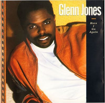 Image of Front Cover of LP - VG/G+ - GLENN JONES, Here I Go Again (Atlantic; 7567-82352-1, UK & Europe 1992, Glossy Sleeve, Inner), Lots of light marks and hairlines on disc. Sleeve ringworn and a little frayed at opening + lightwear to spine.,  - 3416258C