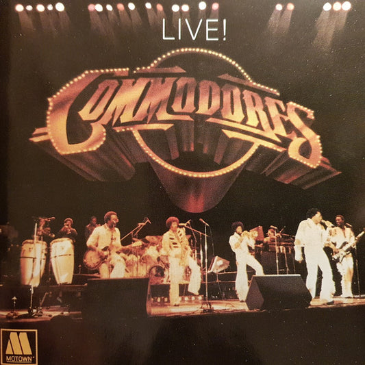 Image of Front Cover of 1453225S: CD - COMMODORES, Live! (Motown ; 530 221-2, Australia )   VG+/VG+