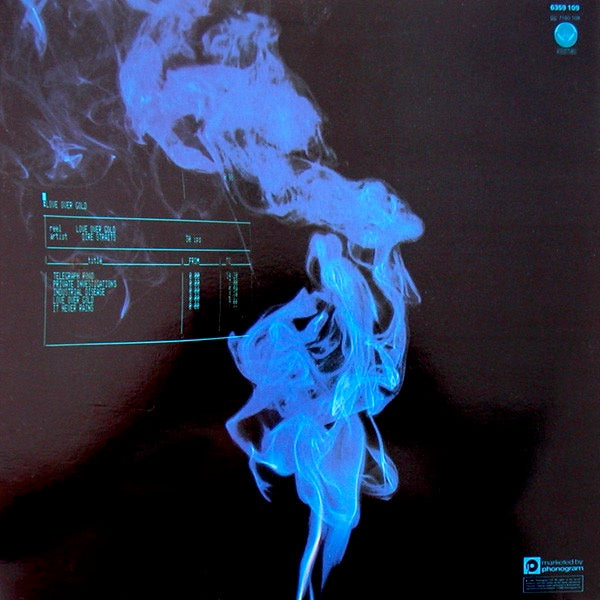 Image of Back Cover of LP - VG/VG - DIRE STRAITS, Love Over Gold (Vertigo Orange; 6359 109, UK 1982, Inner, HW Mastering Both Sides), ,  - 3316535C