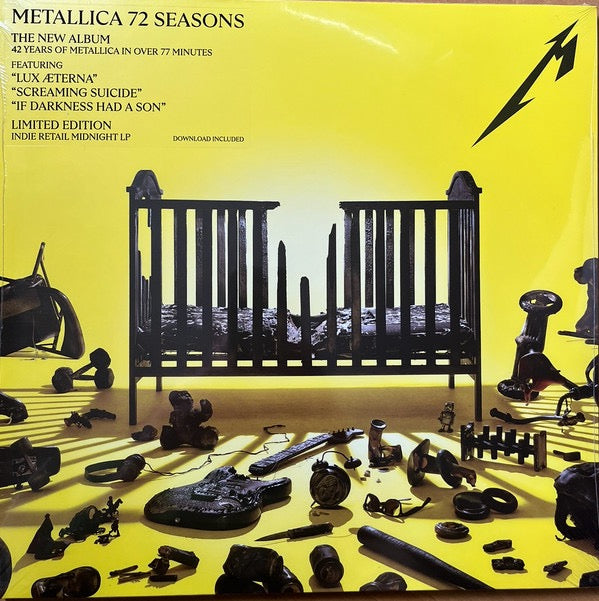 Image of Back Cover of 2xLP - NEW/NEW - METALLICA, 72 Seasons (Blackened; BLCKND055-1, USA & Europe 2023, Insert, Violet (Midnight Violet) Vinyl), ,  - 3236103E