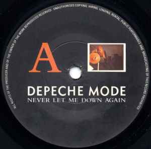 Image of Label of 3554191S: 7" - DEPECHE MODE, Never Let Me Down Again (Mute; BONG 14, UK 1987, Picture Sleeve, Lyntone Mastering)   VG+/VG+