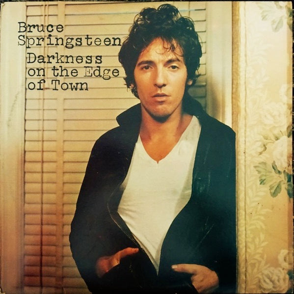 Image of Front Cover of 3614305C: LP - BRUCE SPRINGSTEEN, Darkness On The Edge Of Town (CBS Orange/Yellow; CBS 86061, UK 1978, Inner & Insert, A2/B6) Hairlines, Light shelf wear  VG/VG