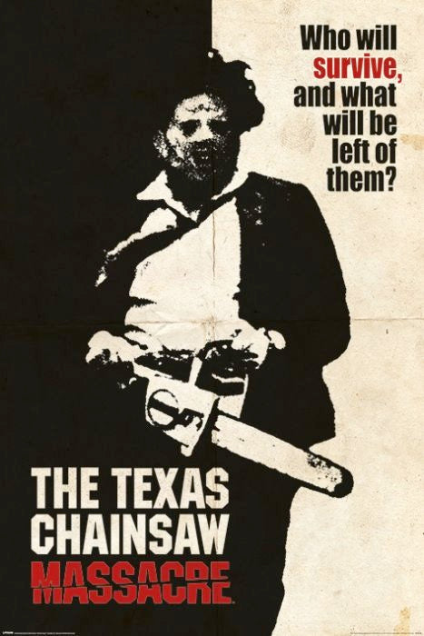 Image of Front Cover of 1613125C: Accessories - TEXAS CHAINSAW MASSACRE, Texas Chainsaw Massacre Poster (61 x 91.5cm; , UK 2022)   NEW/NEW