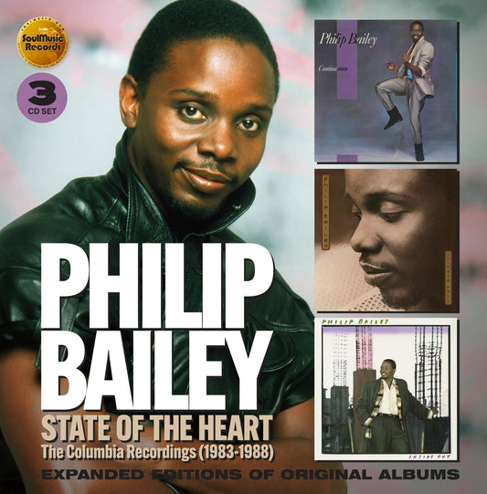 Image of Front Cover of 3xCD - M/M - PHILIP BAILEY, State Of The Heart (Cherry Red; SMCR-52091, UK 2023, Triple Digipak), ,  - 3416028C