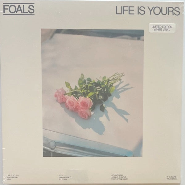 Image of Front Cover of LP - VG/VG+ - FOALS, Life Is Yours (Warner Records ; 403842, Europe 2022, Inner, White Vinyl), ,  - 2946208S