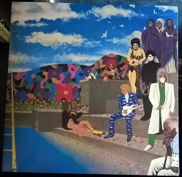 Image of Front Cover of 4924021E: LP - PRINCE AND THE REVOLUTION, Around The World In A Day (Paisley Park; 25286-1, Europe 2016 Reissue, Gatefold with Flap, No Balloon Boy) Edge/corner wear, flap beginning to come detatched  VG/VG+