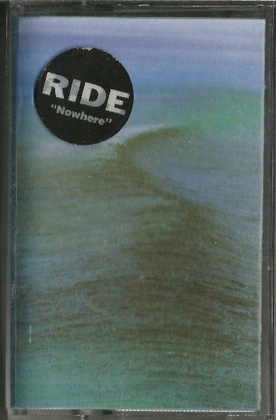 Image of Front Cover of Cassette - VG+/VG+ - RIDE, Nowhere (Creation Records; C-CRE074, UK 1990, J-Card), Title stickered case (a little worn).,  - 3116444C