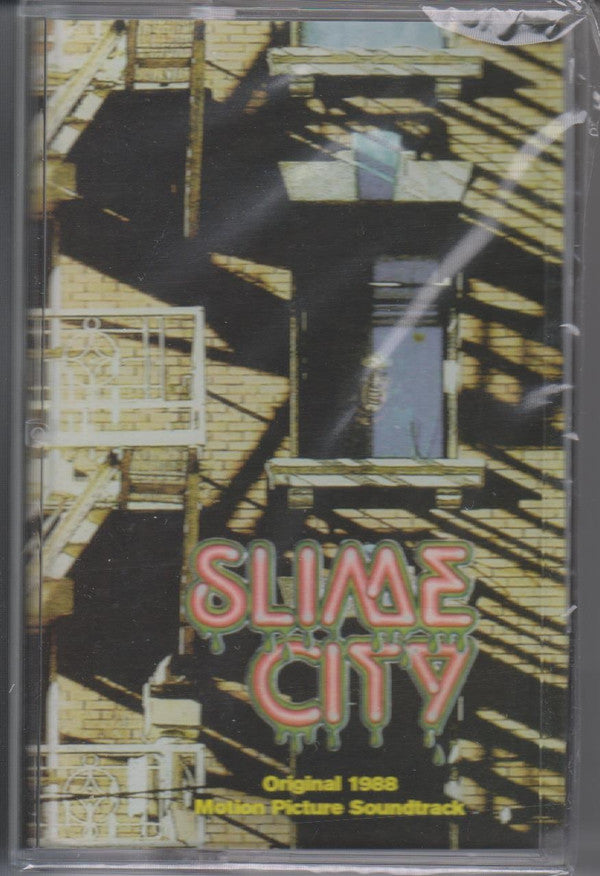 Image of Front Cover of 1653458S: Cassette - ROBERT TOMARO, Slime City (Original 1988 Motion Picture Soundtrack) (One Way Static Records ; StrangeStatic02, US 2015) Strong VG+  VG+/VG+