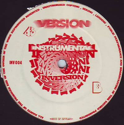 Image of Back Cover of 12" - /VG - SHAMYKA, Baby Love (Inversion; INV003, UK 1994, Plain Sleeve), light storage wear to vinyl,  - 3746364S